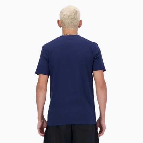 Herren New Balance Stacked Logo T-shirt navy