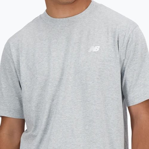 Herren New Balance Small Logo athletisches graues T-shirt