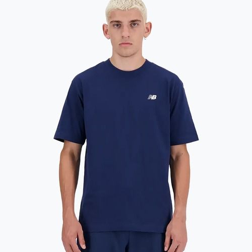 Herren New Balance Kleines Logo-T-Shirt navy