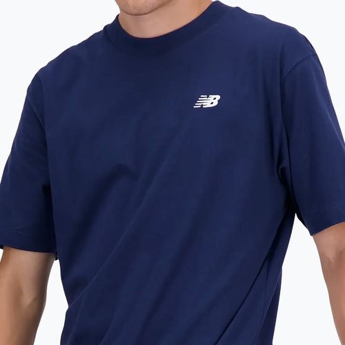 Herren New Balance Kleines Logo-T-Shirt navy