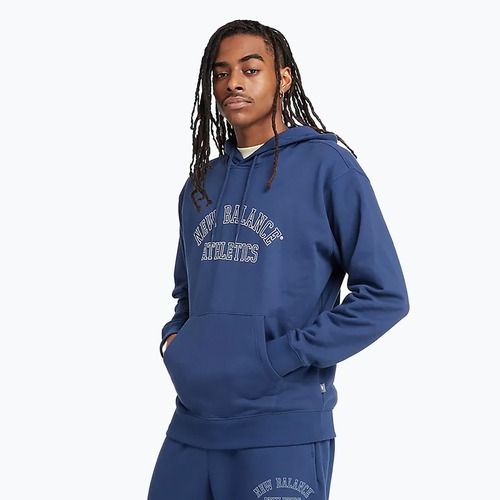 Sweatshrit Hoodie Herren New Balance Graphic Hoodie navy