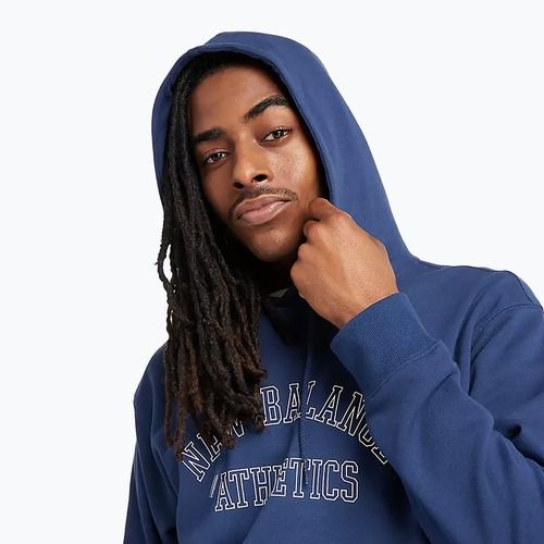Sweatshrit Hoodie Herren New Balance Graphic Hoodie navy