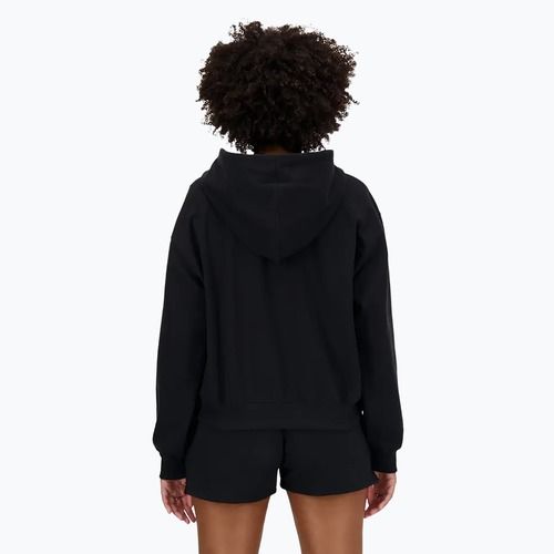 Women's New Balance French Terry Full Zip Sweatshirt schwarz