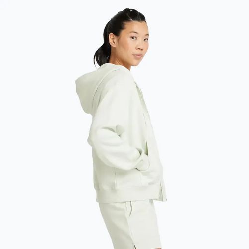 Frauen New Balance Französisch Terry Full Zip Sweatshirt natürliche Minze