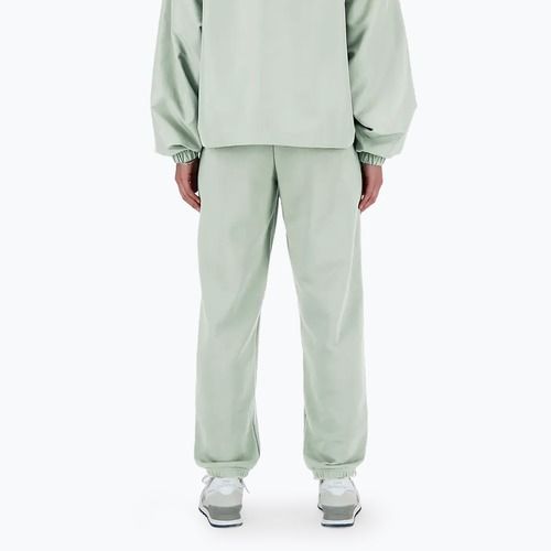 Damen New Balance French Terry Jogger Hose natürlich mint
