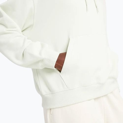 Damen New Balance French Terry Small Logo Hoodie natürlich mint