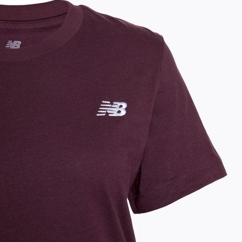 Damen New Balance Essentials Jersey pflaumenbraun