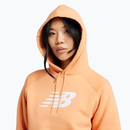 New Balance Damen Fleece Hoodie braun