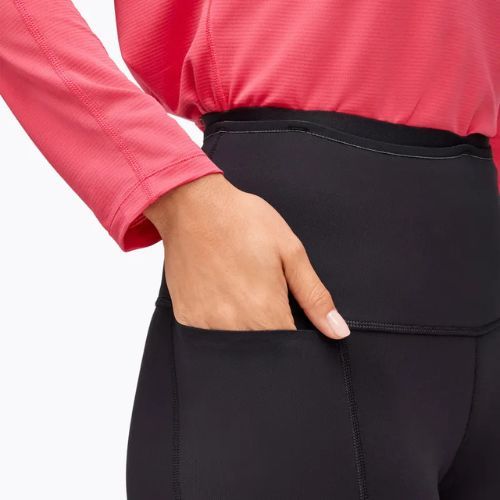 Damen-Laufleggings HOKA Cold Snap Run 28" schwarz