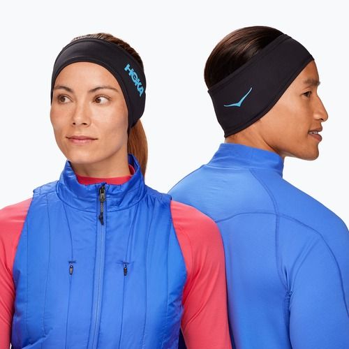 HOKA Cold Snap Fleece Stirnband schwarz