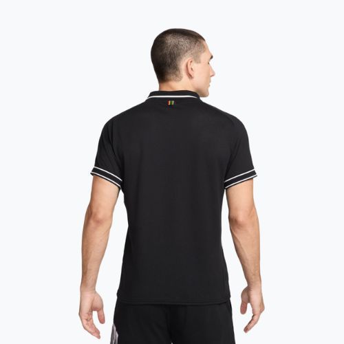 Herren-Tennishemd Nike Court Heritage Polo black/white