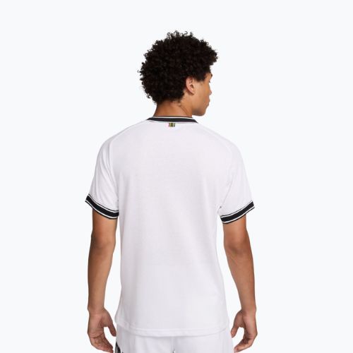 Tennisshirt Herren Nike Court Heritage white/black
