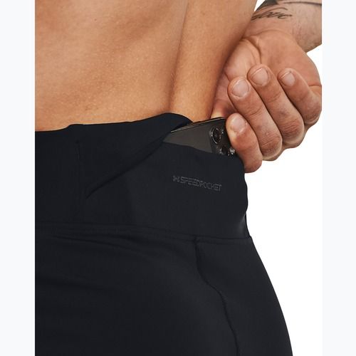 Under Armour Qualifier Elite Herren Laufleggings schwarz/stahl/reflektierend