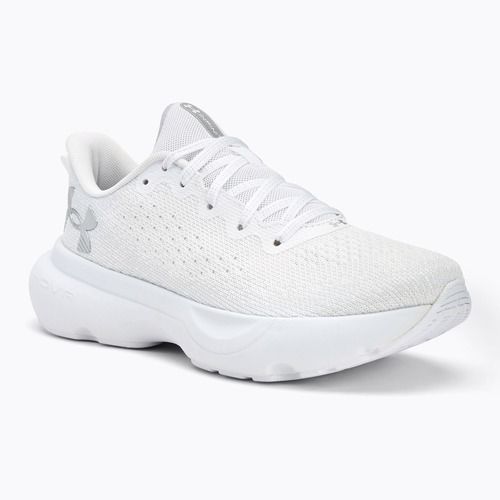 Under Armour Infinite Weiß/Weiß/Metallic Silber Damen Laufschuhe
