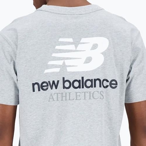 New Balance Athletics Remastered Grafik grau Herren-T-Shirt