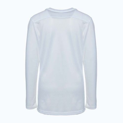 Nike Dri-Fit Park VII Kinder Fußball-Langarmshirt weiß/schwarz