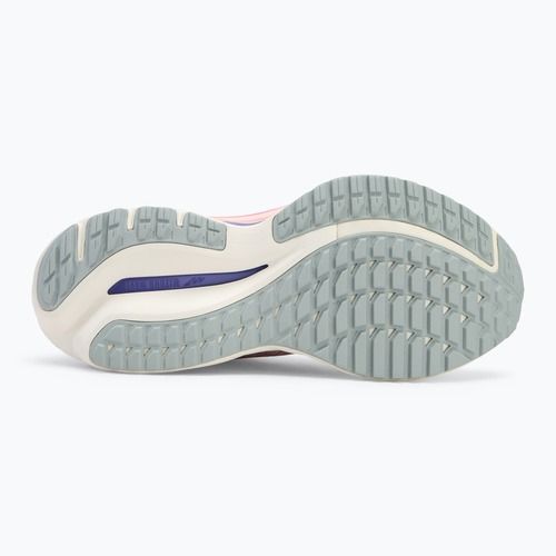 Damen Laufschuhe Mizuno Wave Inspire 19 Schnee weiß/ hi vis rosa/ lila Punch