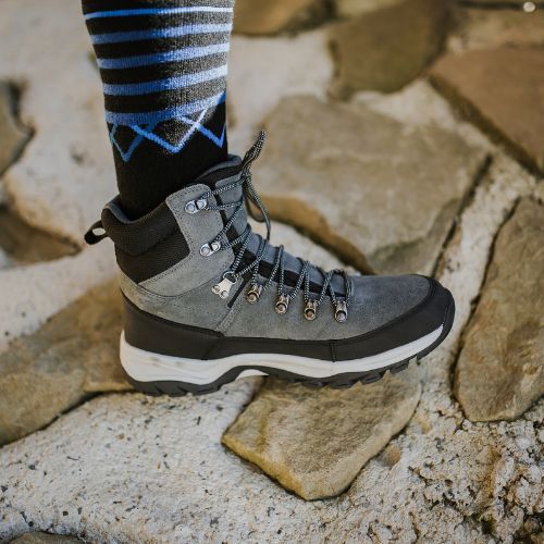 Herren-Trekkingschuhe KADVA Adven Mid WaterProof grau