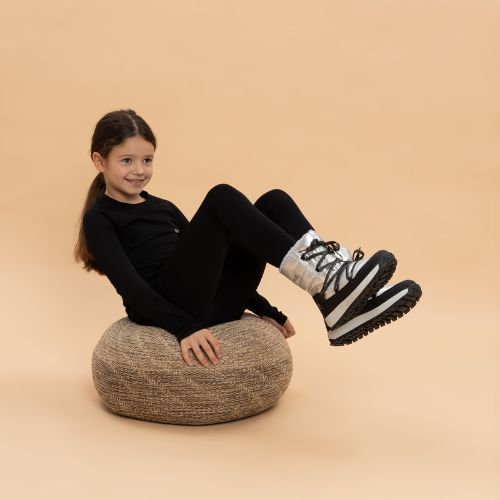 Kinder-Winterstiefel KADVA Haven WaterProof Jrg 3M Thinsulate Silber
