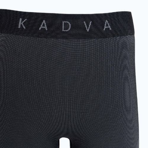 Damen Thermounterwäsche-Set KADVA Streif W Set nahtlos schwarz