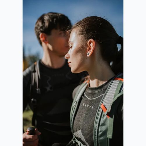 Damen Thermounterwäsche-Set KADVA Streif W Set nahtlos schwarz