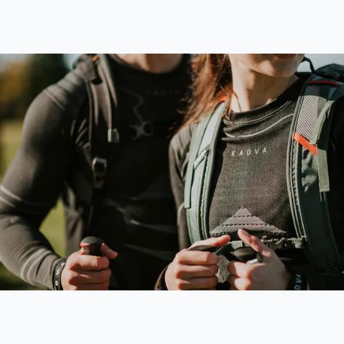 Damen Thermounterwäsche-Set KADVA Streif W Set nahtlos schwarz