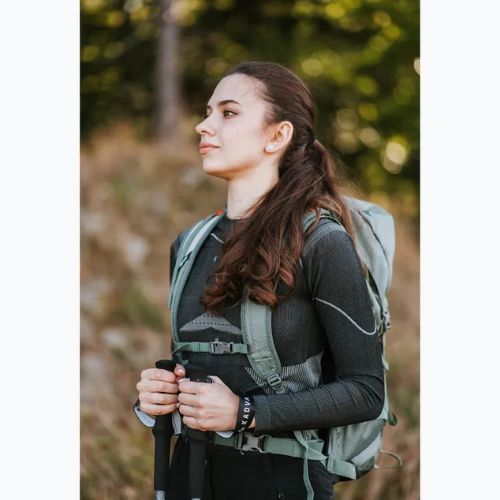 Damen Thermounterwäsche-Set KADVA Streif W Set nahtlos schwarz