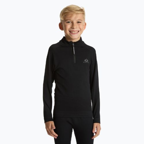 Kinder-Thermounterwäsche-Set KADVA Tyros Set Jr nahtlos schwarz