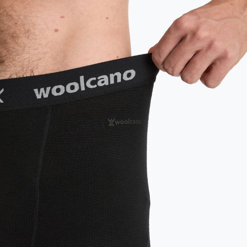 WOOLCANO Merino Herren Thermo-Unterwäsche-Set SET0540 schwarz