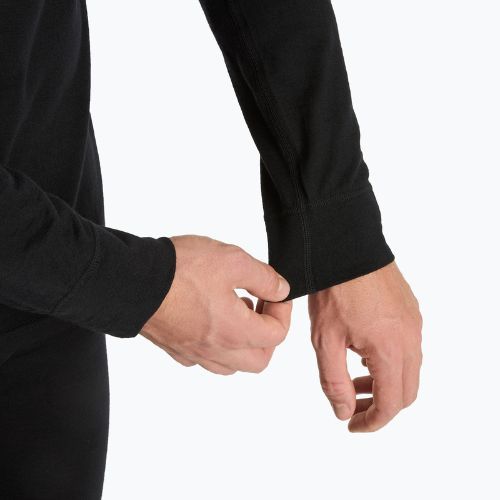 WOOLCANO Merino Herren Thermo-Unterwäsche-Set SET0540 schwarz