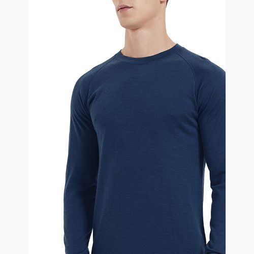 WOOLCANO Merino Herren Thermowäsche Set SET0540 marineblau