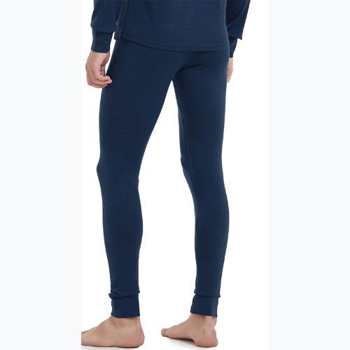 WOOLCANO Merino Herren Thermowäsche Set SET0540 marineblau