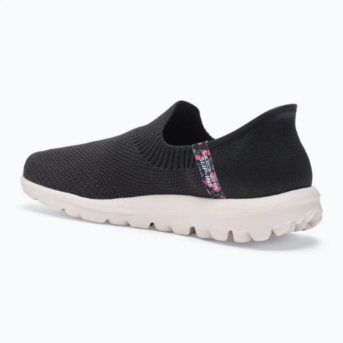 Schuhe Damen SKECHERS Go Walk Travel Tahiti Sunset black