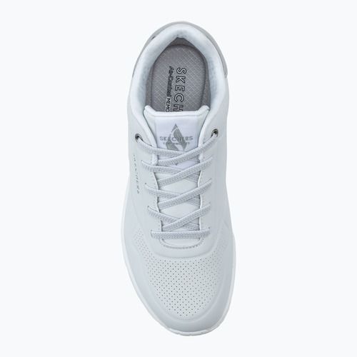 Schuhe Damen SKECHERS Uno Shimmer Away white/silver