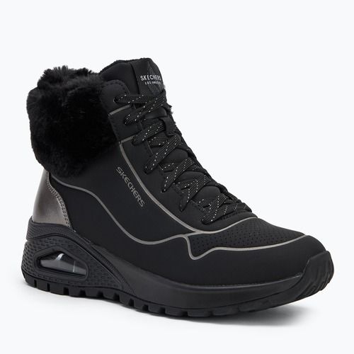 Schuhe Damen SKECHERS Uno Rugged Fall Shimmer black/metallic