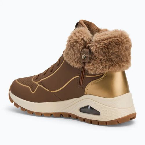 Schuhe Damen SKECHERS Uno Rugged Fall Shimmer taupe/metallic