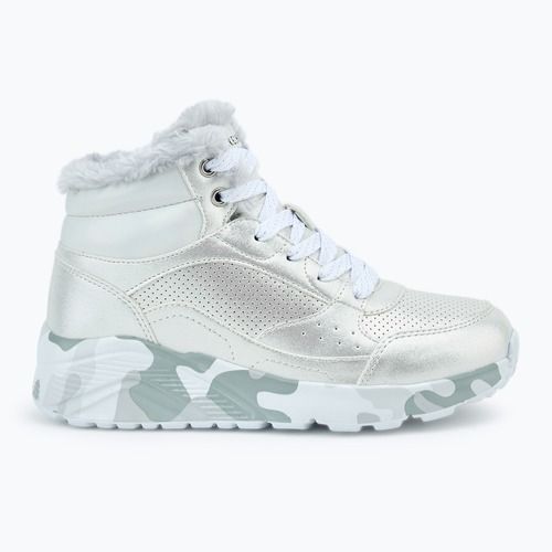 Kinderschuhe SKECHERS Uno Lite Camo Dazzle silver/grey