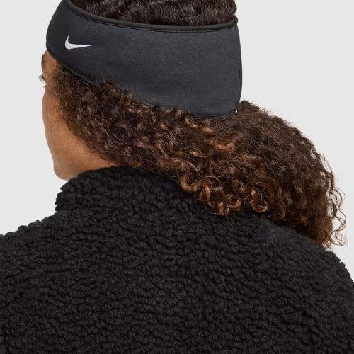 Stirnband Damen Nike Phoenix Fleece black/black/white