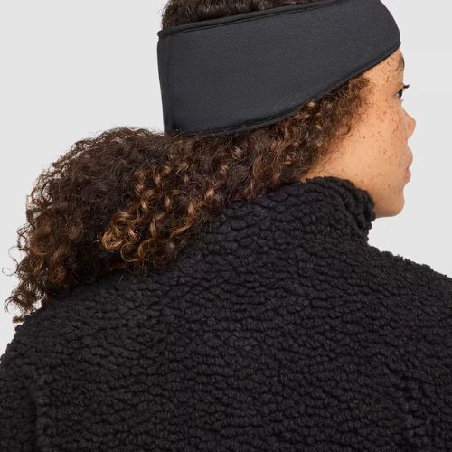 Stirnband Damen Nike Phoenix Fleece black/black/white