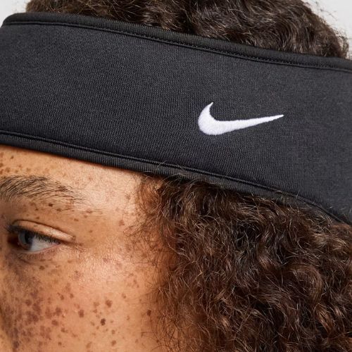 Stirnband Damen Nike Phoenix Fleece black/black/white