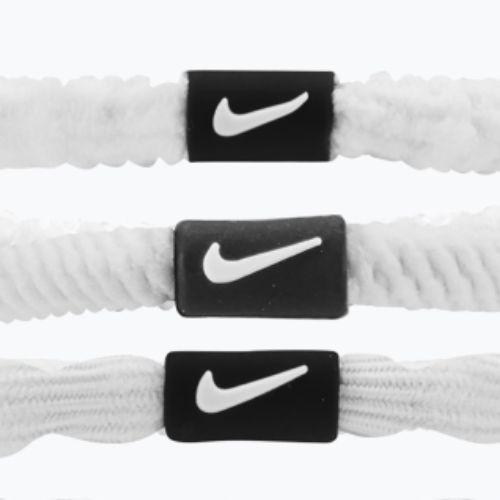 Haargummis Nike Flex Hair Tie 6 Stk. white/black/white