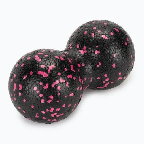 Doppelter Massageball XTREXO TRX-MSP008 8 cm schwarz/rosa