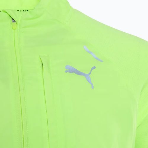 Damen Laufjacke PUMA Run Gridfleece fizzy apple