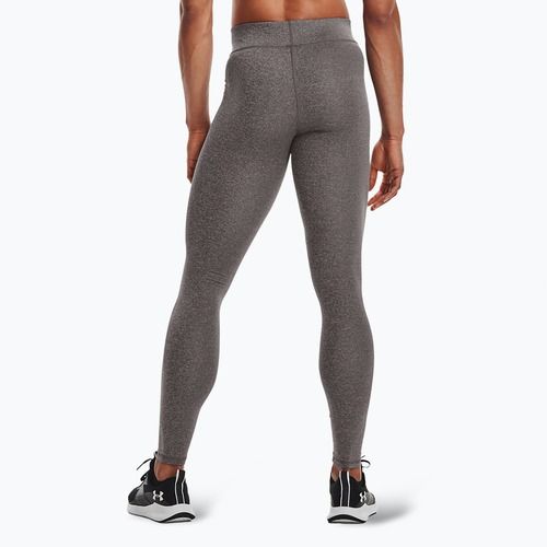 Unter Armour ColdGear Authentics Frauen Training Leggings Holzkohle helles Heidekraut/schwarz