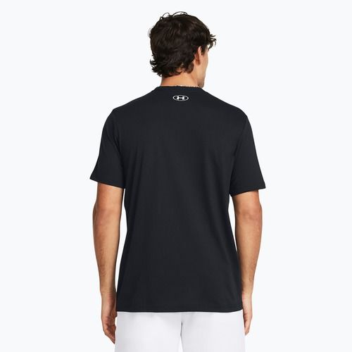 Herren Under Armour Sportstyle Logo Update T-shirt schwarz/weiss