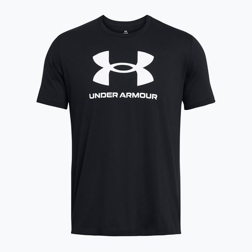 Herren Under Armour Sportstyle Logo Update T-shirt schwarz/weiss