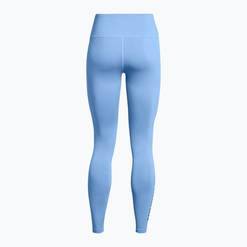 Under Armour Campus Graphic Damen Trainingsleggings horizon blau/tech blau/weiß