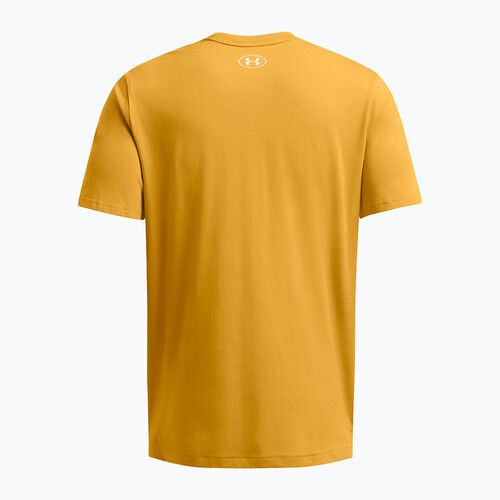 Trainingsshirt Herren Under Armour Project Rock Made Not Born golden yellow/steeltown gold