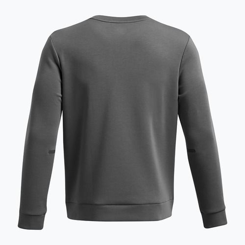 Herren Under Armour Unstoppable Fleece Crew Kapuzenpullover castlerock/schwarz