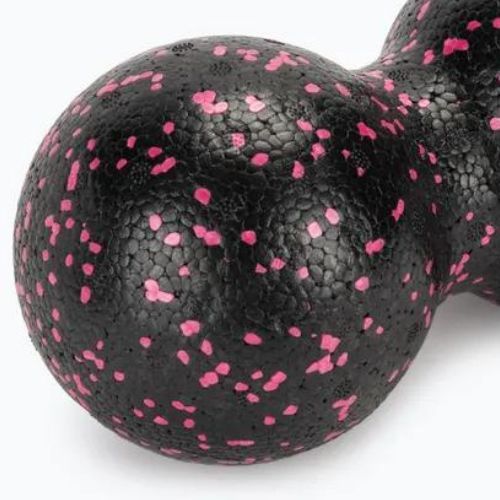 XTREXO TRX-MSP012 Doppelmassageball 12 cm schwarz/rosa